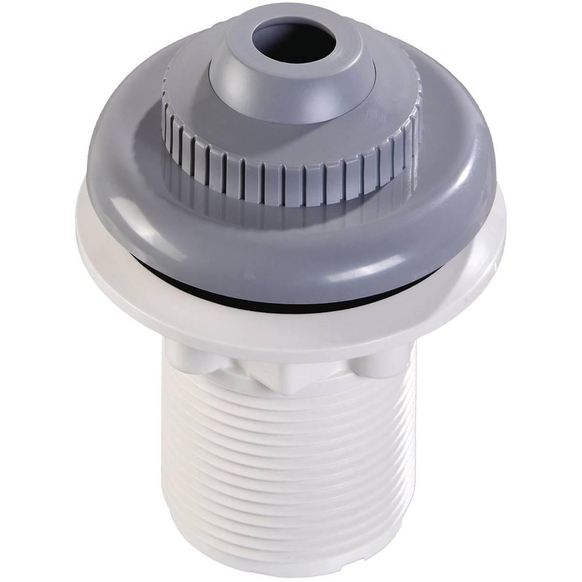 Habitat et Jardin Bouche de refoulement à visser pour piscine liner  Parker  - Gris anthracite