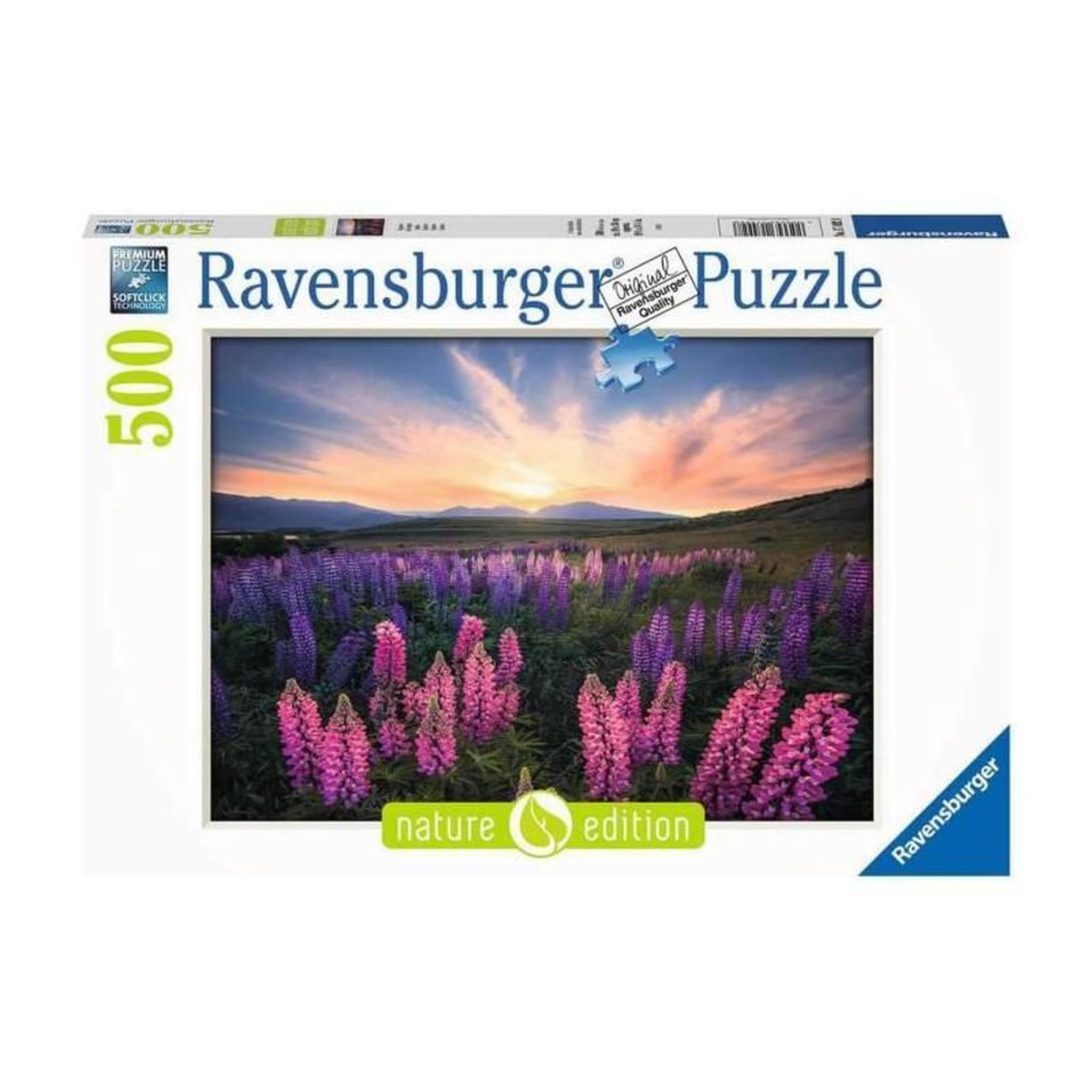 Voir la diapositive 2 : RAVENSBURGER Puzzle 500 p Les lupins