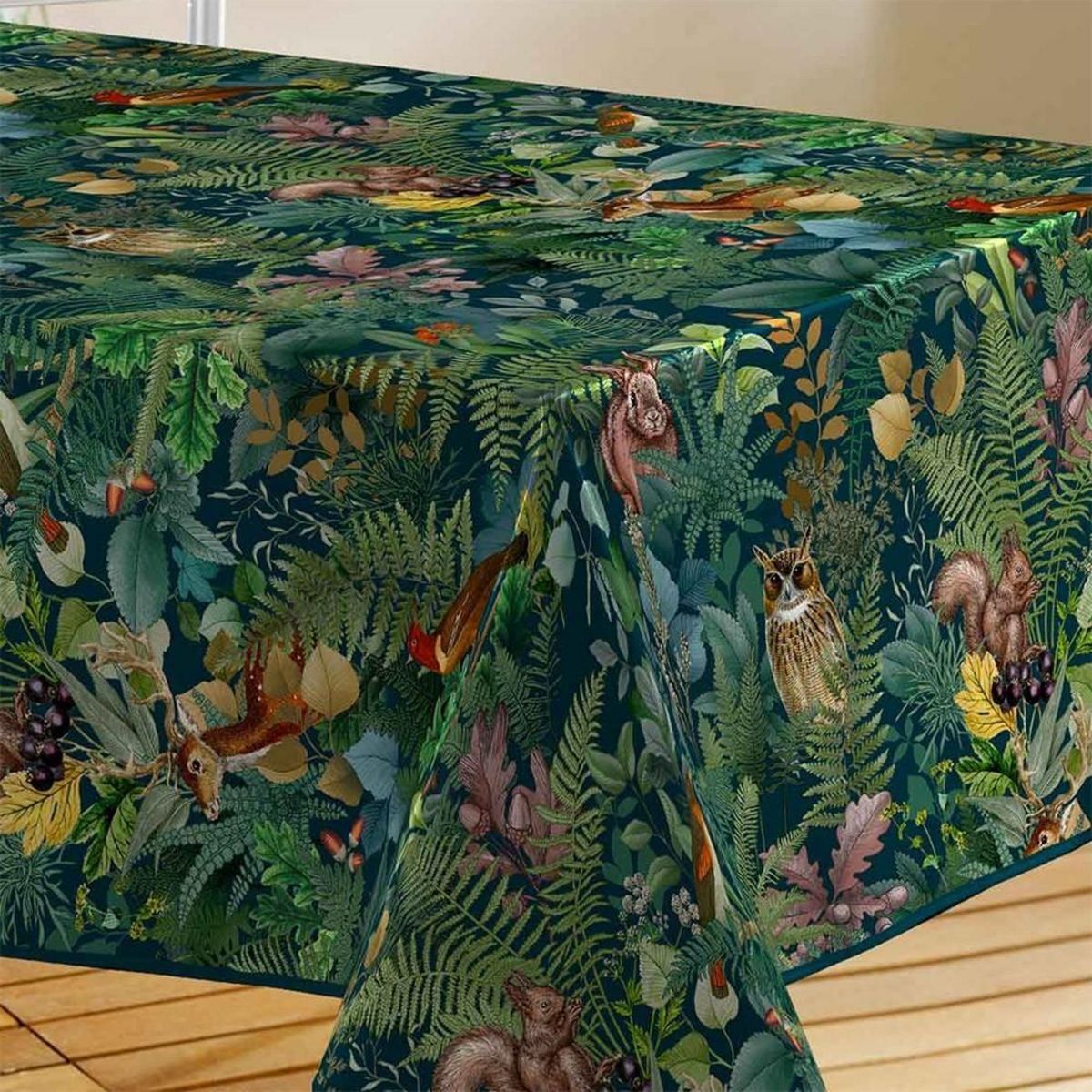 Douceur d'Intérieur Nappe rectangulaire toile cirée 140x240 cm Féérique