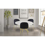 Voir la diapositive 2 : Paris Prix Table de Repas Design  Octavo  180cm Blanc & Or