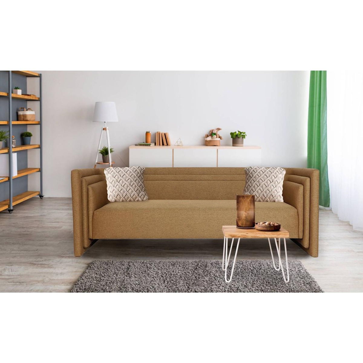 Paris Prix Canapé 3 Places Design  Cubia  230cm Taupe