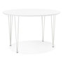 Voir la diapositive 3 : Paris Prix Table de Repas Extensible  Babao  120-220cm Blanc