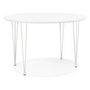 Voir la diapositive 3 : Paris Prix Table de Repas Extensible  Babao  120-220cm Blanc