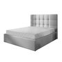 Voir la diapositive 1 : BEST MOBILIER Mael - lit coffre - 160x200 - en tissu - sommier inclus