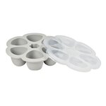 BEABA Moules de congélation en silicone - 6 x 150 ml gris