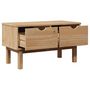 Voir la diapositive 5 : VIDAXL Banc de couloir OTTA 80x40x45 cm bois de pin massif