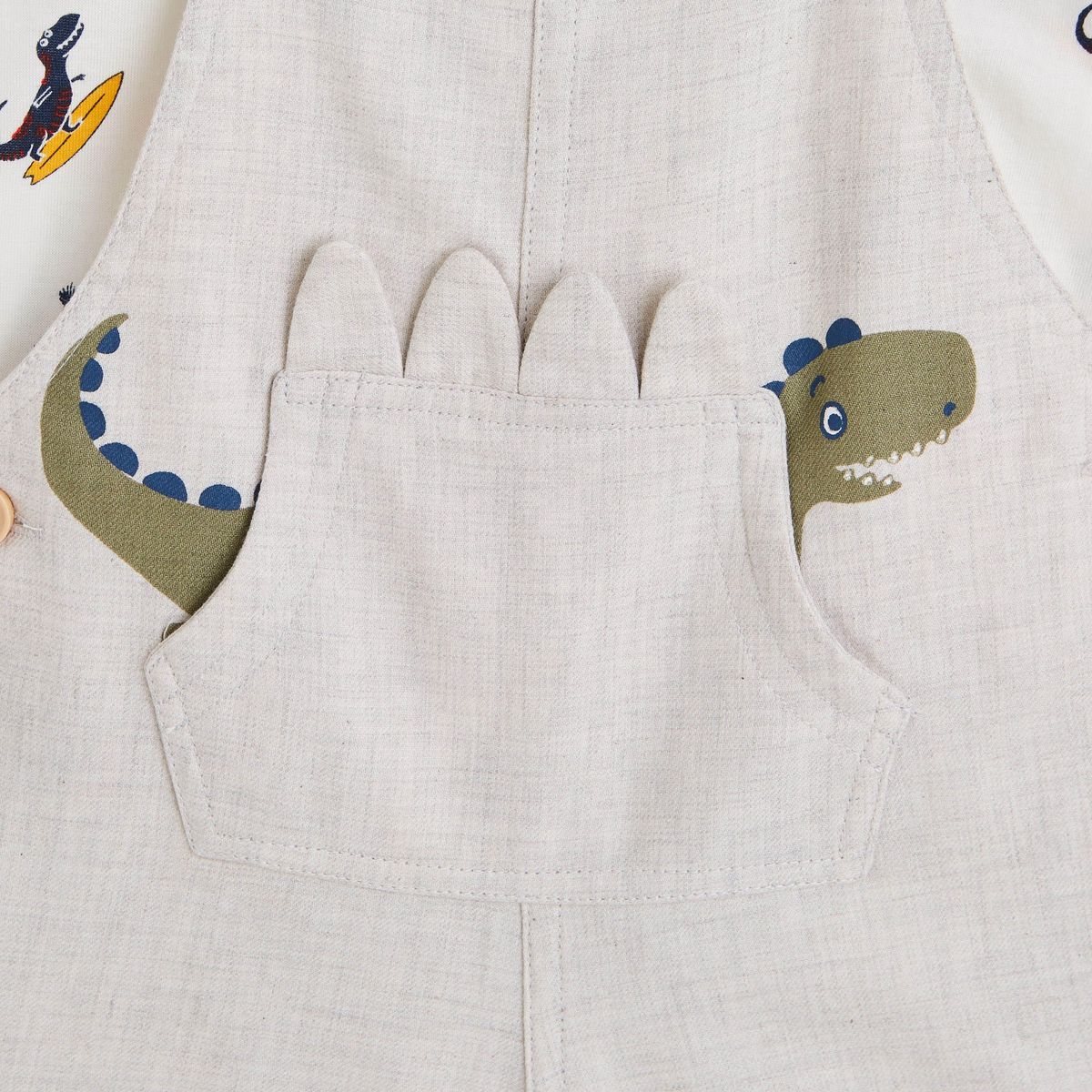 IN EXTENSO Ensemble t-shirt + salopette bébé garçon