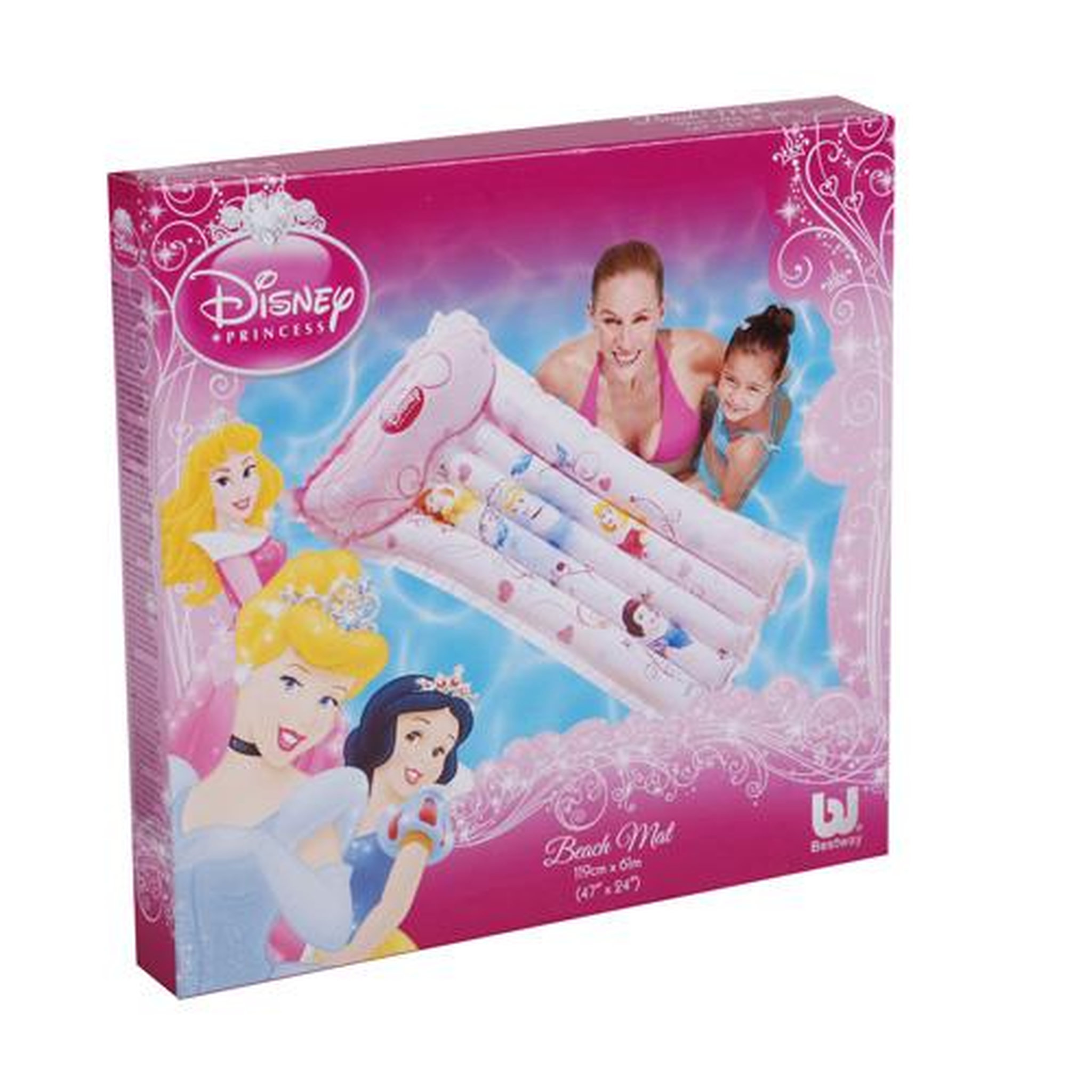 Voir la diapositive 2 : BESTWAY Matelas pneumatique - Princesse disney - Rose