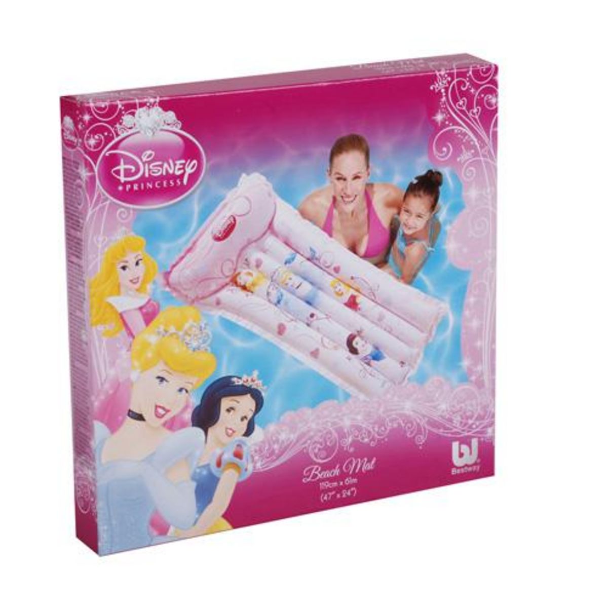 BESTWAY Matelas pneumatique - Princesse disney - Rose