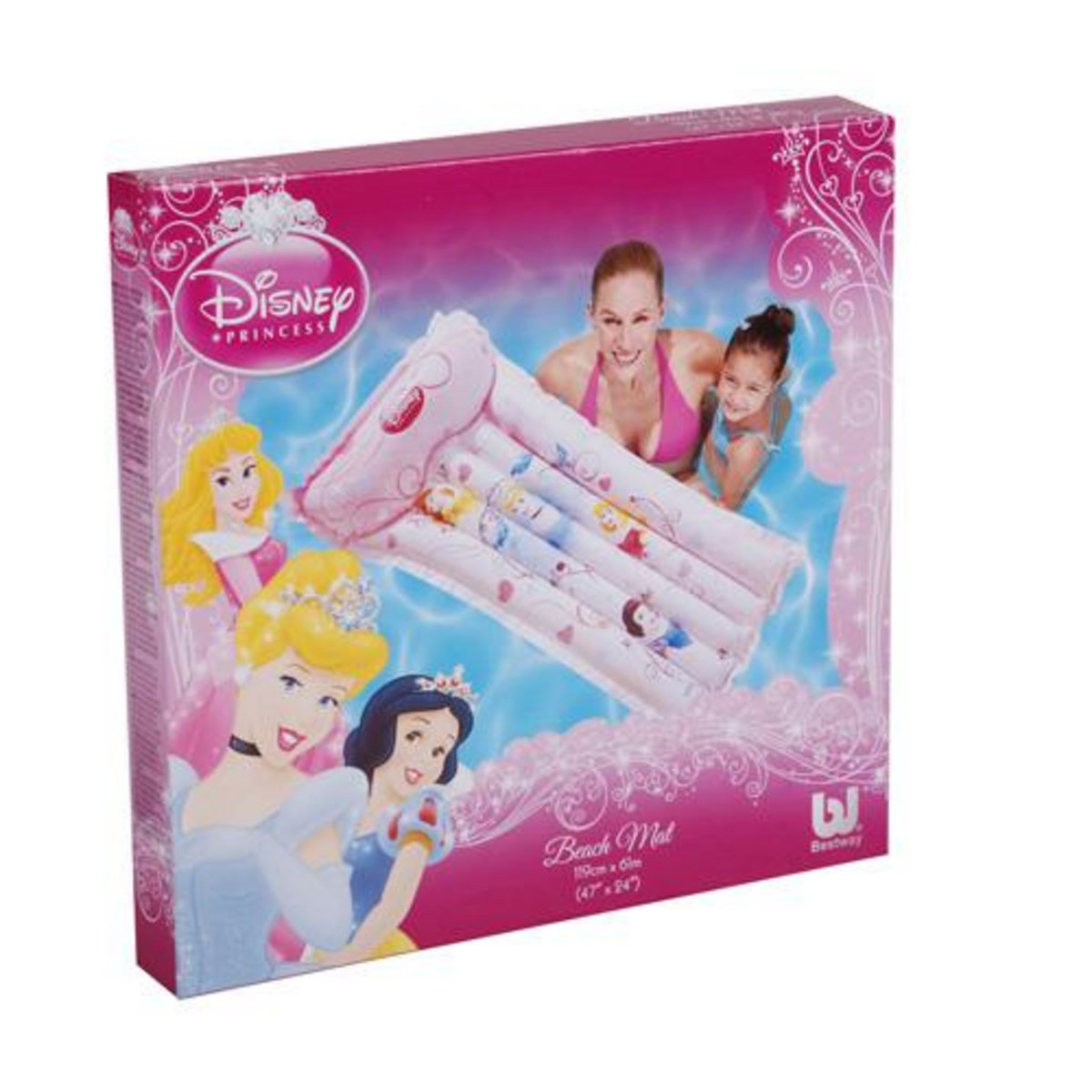BESTWAY Matelas pneumatique - Princesse disney - Rose