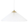 Voir la diapositive 1 : ATMOSPHERA Lampe Suspension en Tissu  Jil  49cm Blanc