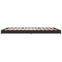 Voir la diapositive 5 : VIDAXL Cadre de lit sans matelas noir 135x190 cm