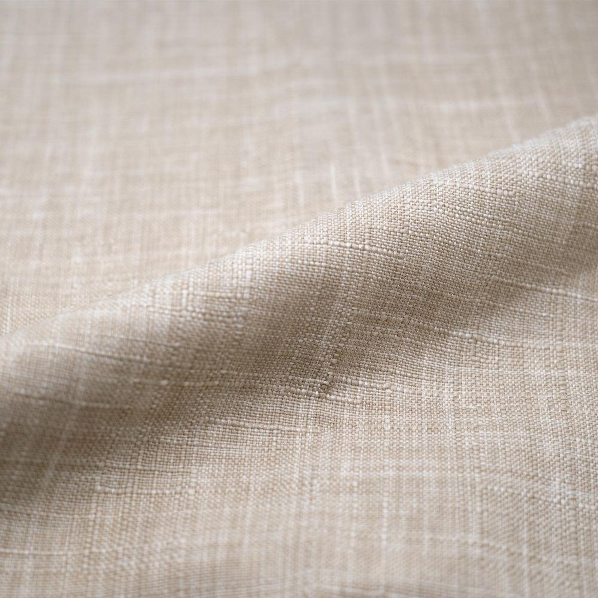 MAISON PAVANE Lot de 2 tabourets pour îlot central 66 cm en tissu beige-Vahina