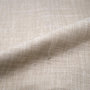 Voir la diapositive 3 : MAISON PAVANE Lot de 2 tabourets pour îlot central 66 cm en tissu beige-Vahina