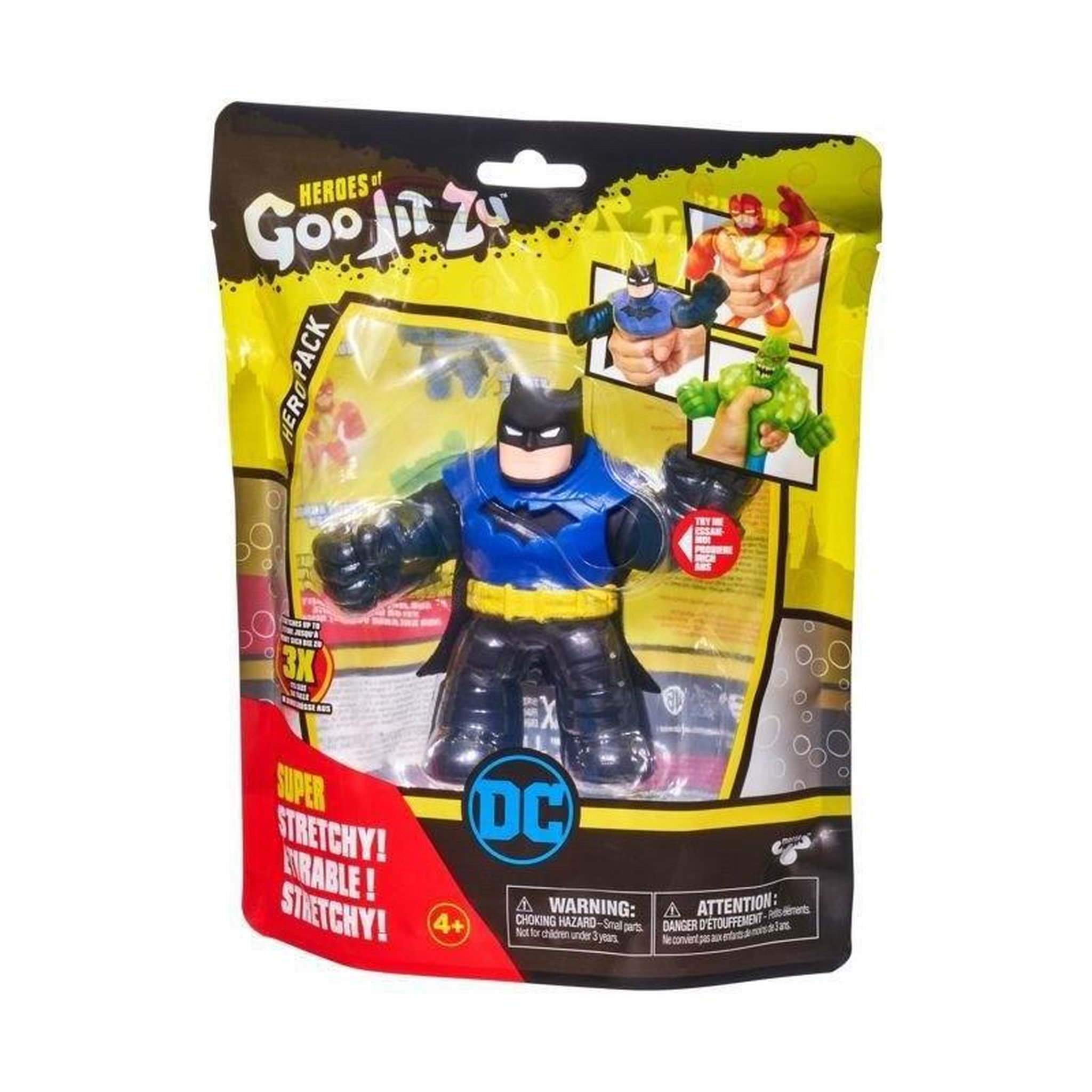 Voir la diapositive 2 : MOOSE TOYS Figurine Batman Armure bleue 11cm - Goo Jit Zu DC Comics MOOSE TOYS