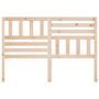Voir la diapositive 4 : VIDAXL Tete de lit 141x4x100 cm Bois massif de pin