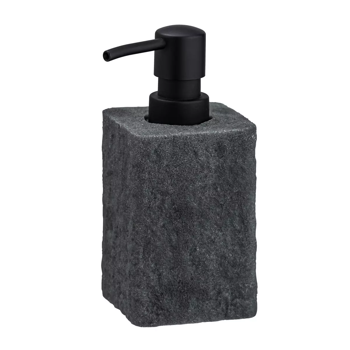 Wenko Distributeur de savon design pierre Villata - Gris anthracite