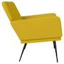 Voir la diapositive 4 : VIDAXL Banc Jaune 108x79x79 cm Velours