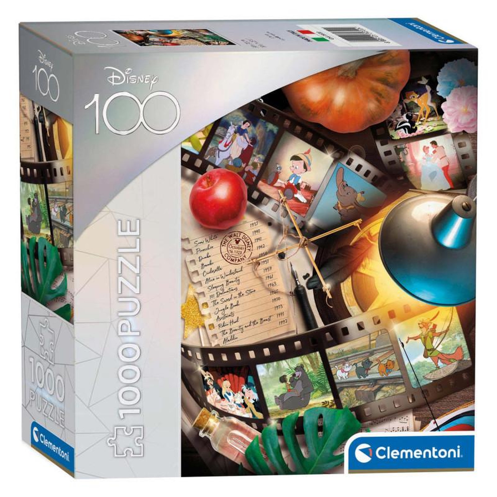 CLEMENTONI Clementoni Puzzle Disney 100 Years - Classics, 1000st. 39720