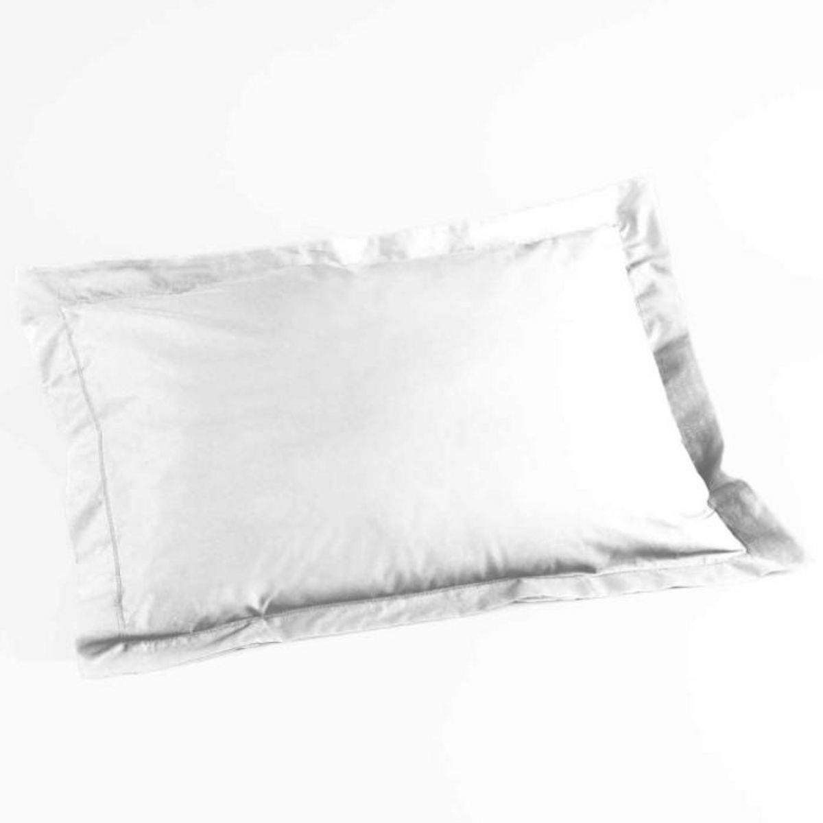 Paris Prix Taie d'Oreiller en Coton Bio  Biolina  50x70cm Blanc