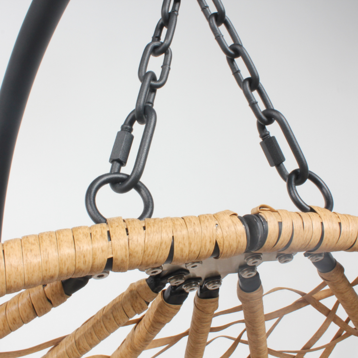 CONCEPT USINE Fauteuil suspendu effet rotin CUZCO