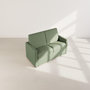 Voir la diapositive 6 : BEST MOBILIER Julia - canapé 3 places convertible express couchage quotidien 140 cm matelas 14 cm en tissu