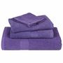 Voir la diapositive 4 : VIDAXL Serviettes de sauna 2 pcs violet 80x200 cm 360 g m² 100% coton