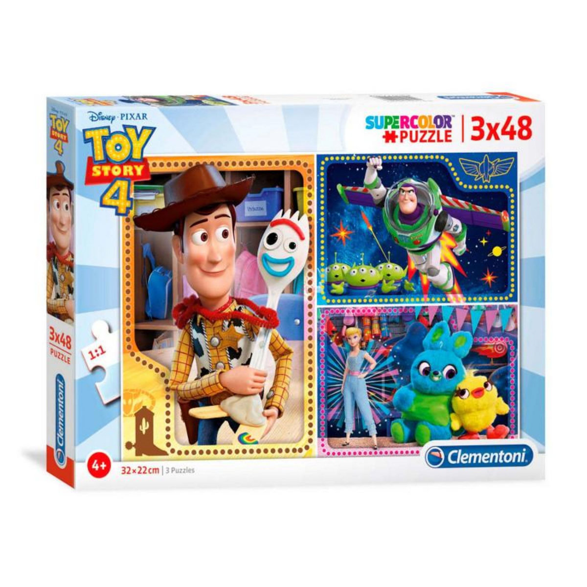 CLEMENTONI Clementoni Puzzle Toy Story, 3x48st.