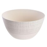 The Home Deco Factory Saladier en fibre de bambou Little Market - Gris