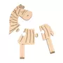 Artemio Kit de 4 puzzles en bois animaux de la savane