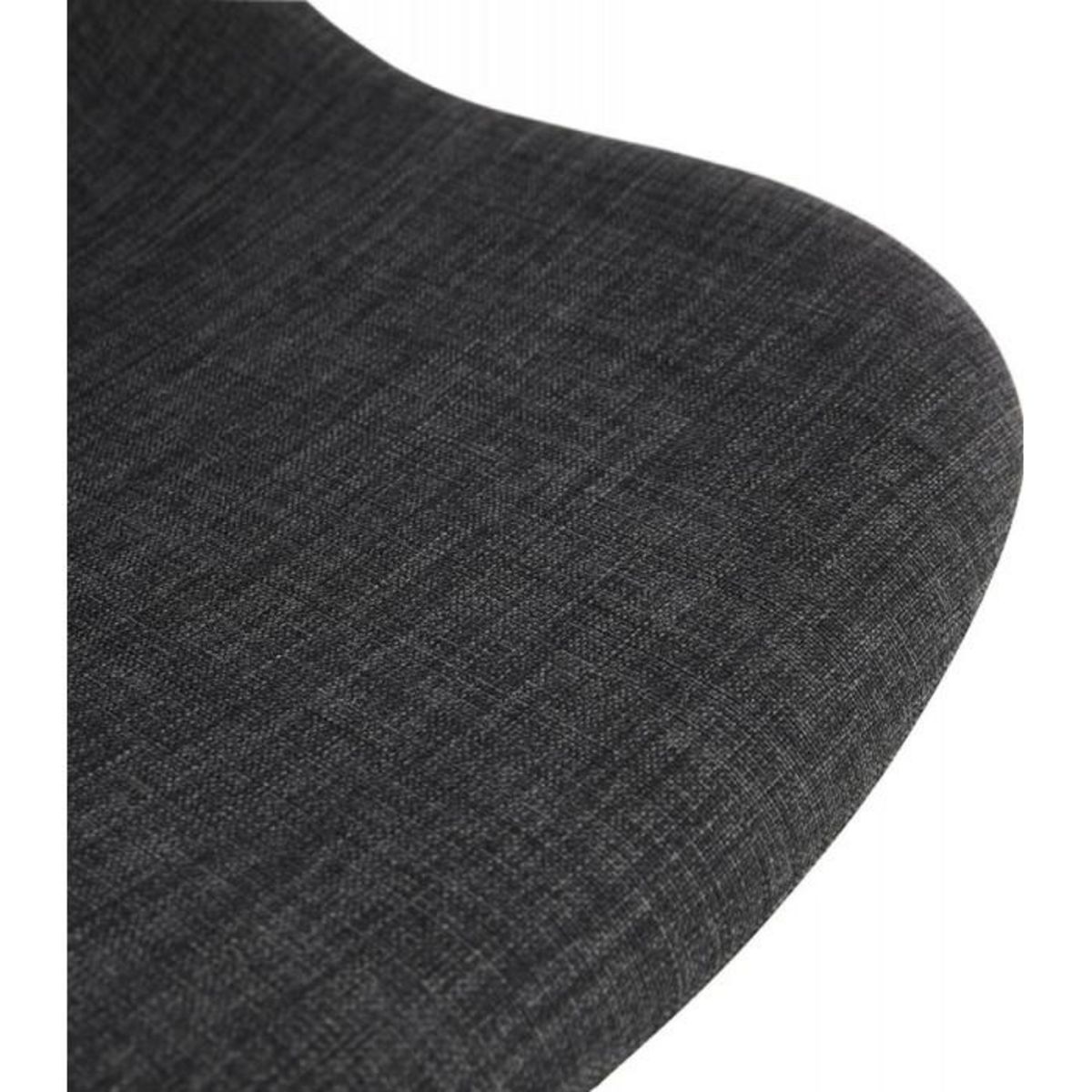 Paris Prix Chaise Design en Tissu  Lora  82cm Gris Foncé