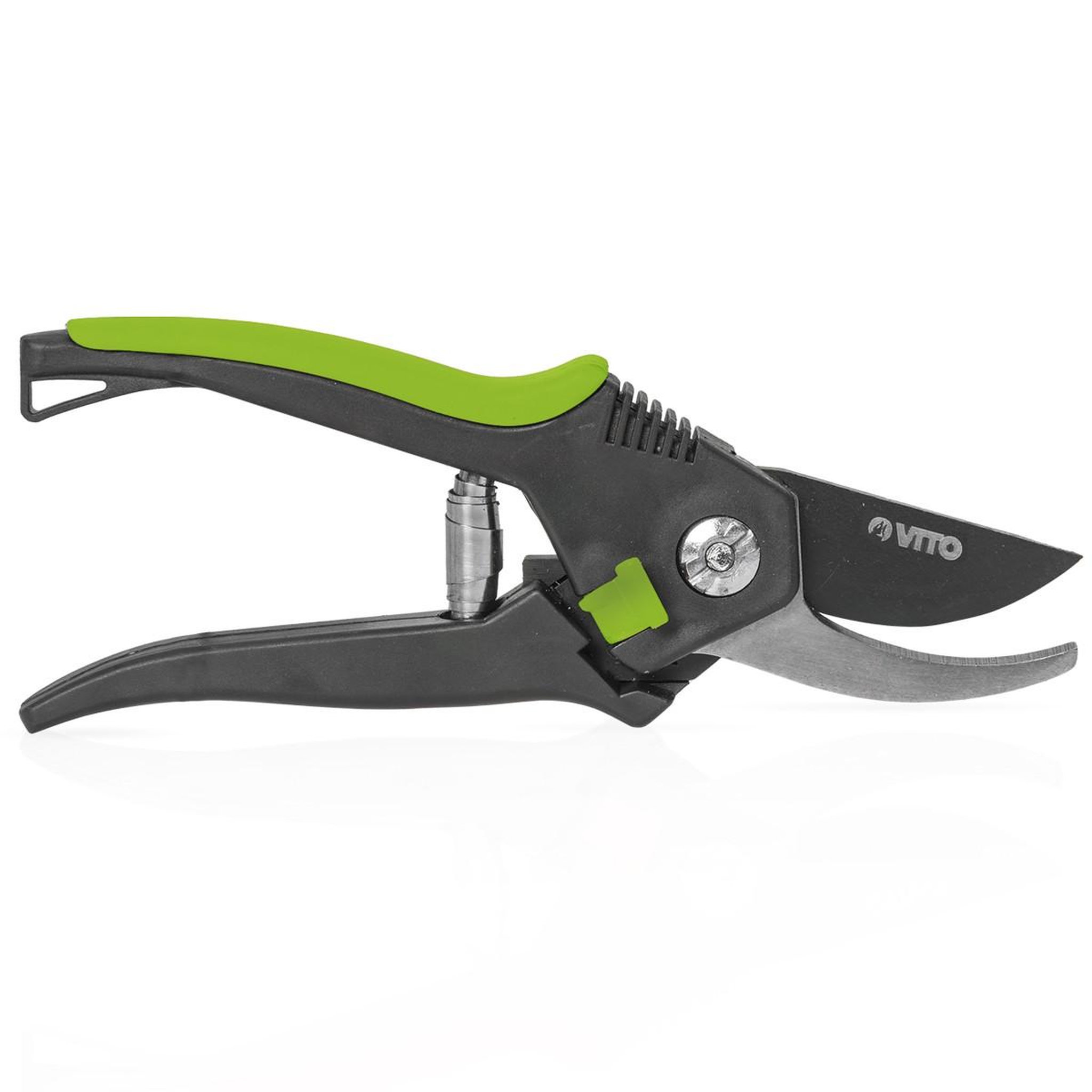 Voir la diapositive 3 : VITO Sécateur de jardin manuel 20 cm  ciseaux jardinage lame acier carbone vito
