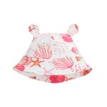 Petit Béguin Bob bébé en gaze de coton Bahamas. Coloris disponibles : Beige