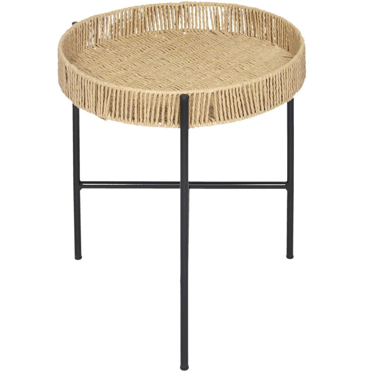 Paris Prix Lot de 2 Tables Gigognes  Pampa  42cm Naturel