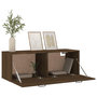 Voir la diapositive 4 : VIDAXL Armoire murale Chene marron 100x36,5x35 cm Bois d'ingenierie