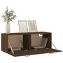 Voir la diapositive 4 : VIDAXL Armoire murale Chene marron 100x36,5x35 cm Bois d'ingenierie