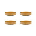 BJORN Assiette creuse SCANDI Ø21,5cm - 4 pièces - Ocre