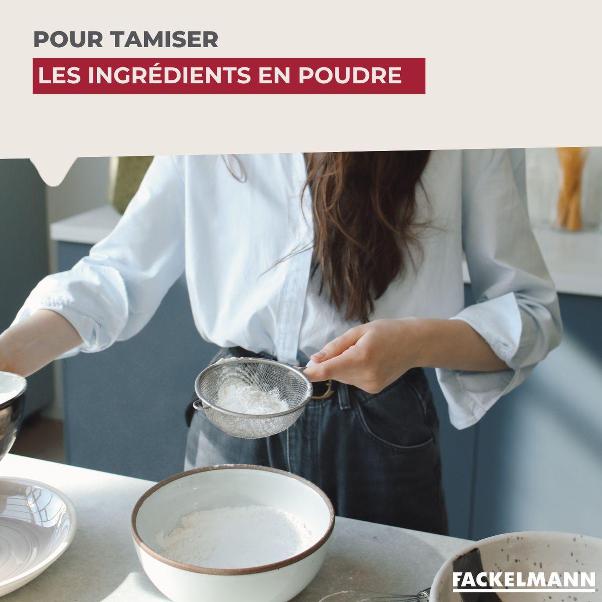 Voir la diapositive 4 : Fackelmann Passoire chinois 16 cm de diamètre en inox fackelmann