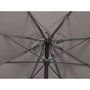 Voir la diapositive 4 : HESPERIDE Parasol droit rond Loompa Taupe - 3 m - Hespéride