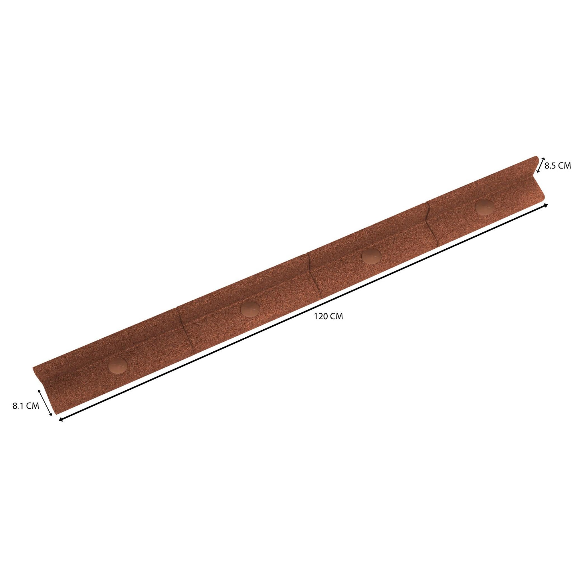 Voir la diapositive 5 : MONSTERSHOP Lot de 12 bordures de jardin flexibles en caoutchouc 1,2 m & maillet
