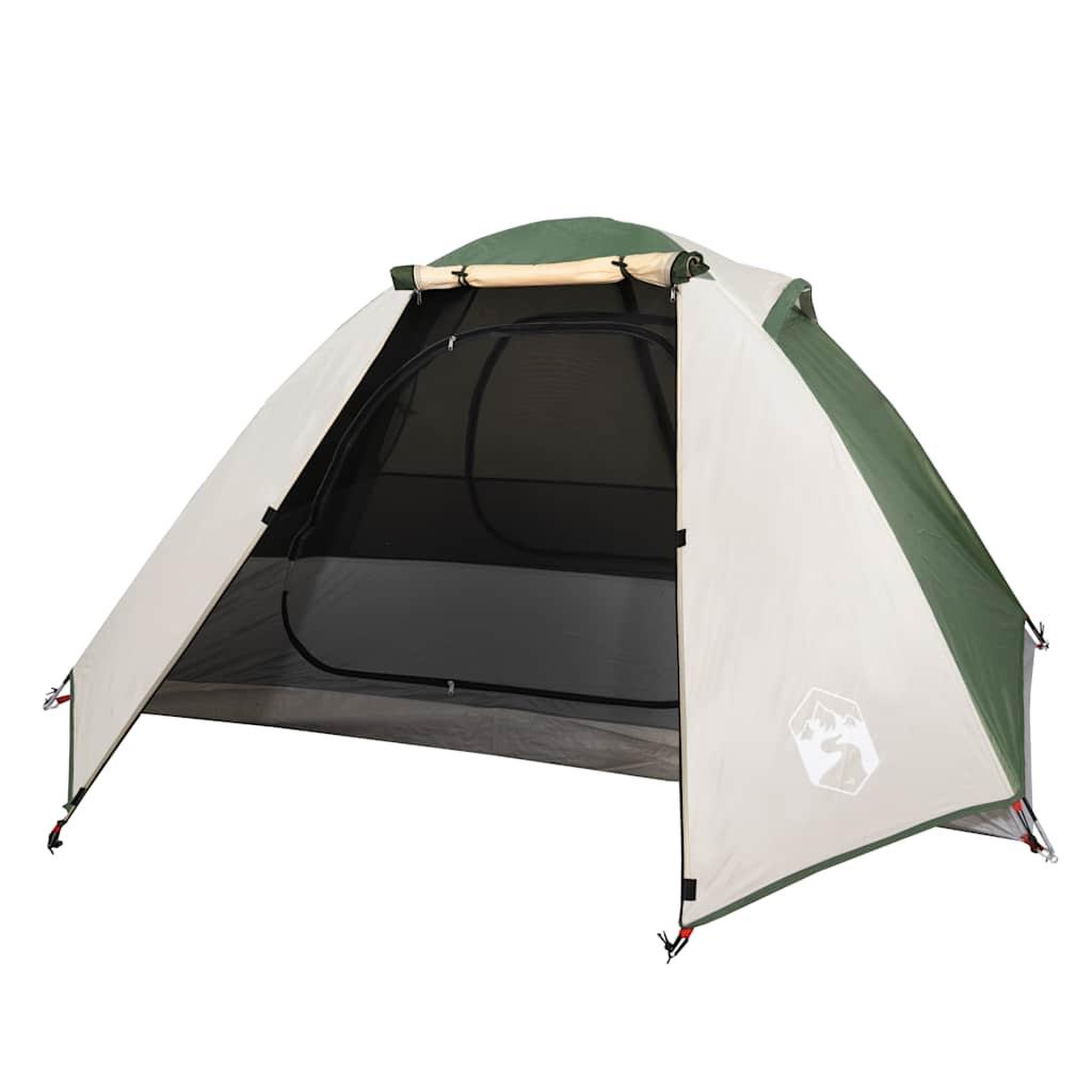 Voir la diapositive 4 : VIDAXL Tente de camping a dome 2 personne vert impermeable
