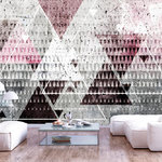 Paris Prix Papier Peint  Triangles. Coloris disponibles : Multicolore