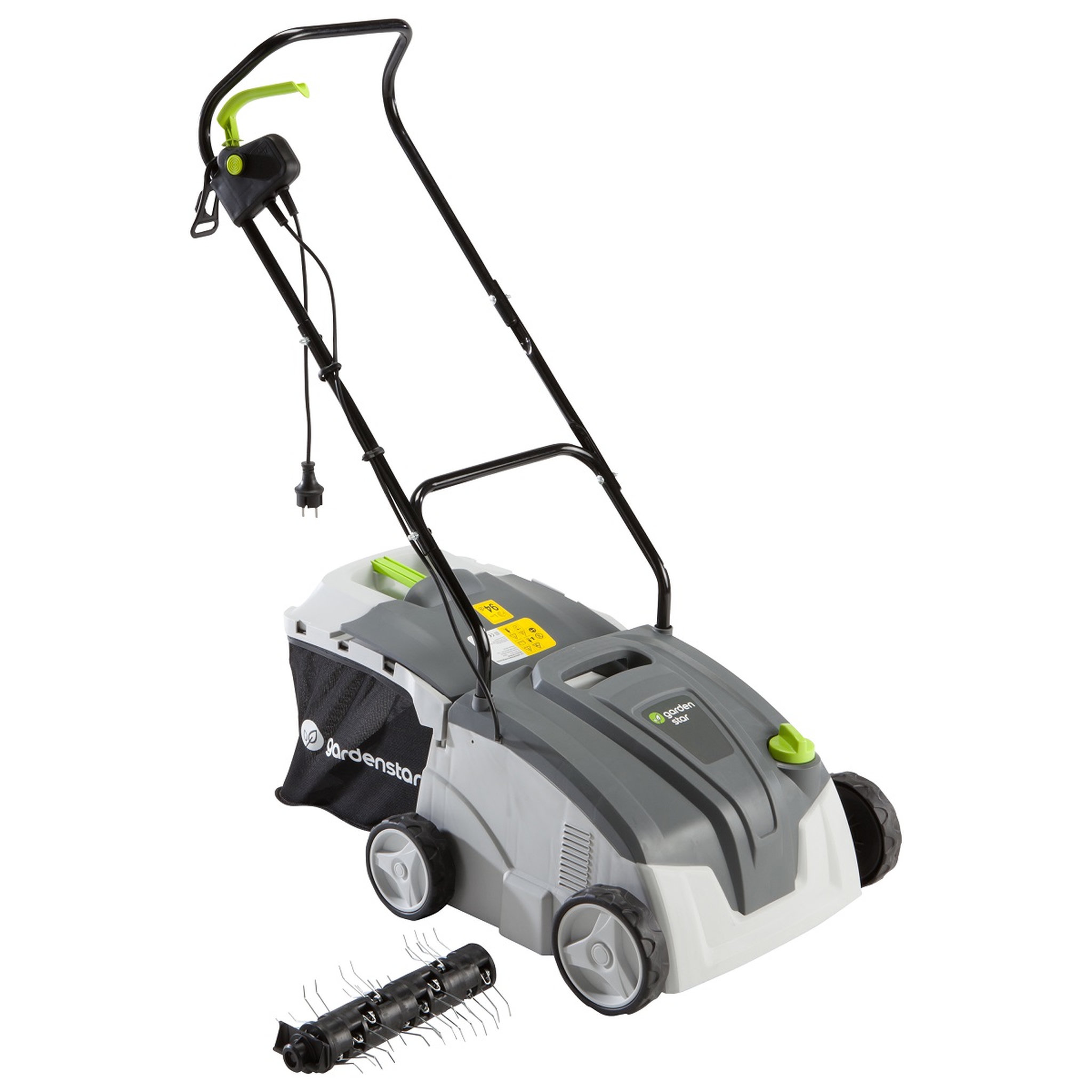 Voir la diapositive 2 : GARDENSTAR Scarificateur émousseur 2 en 1 - 1500W