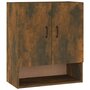 Voir la diapositive 2 : VIDAXL Armoire murale Chene fume 60x31x70 cm Bois d'ingenierie
