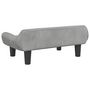 Voir la diapositive 5 : VIDAXL Lit pour chien gris clair 70x40x24 cm velours