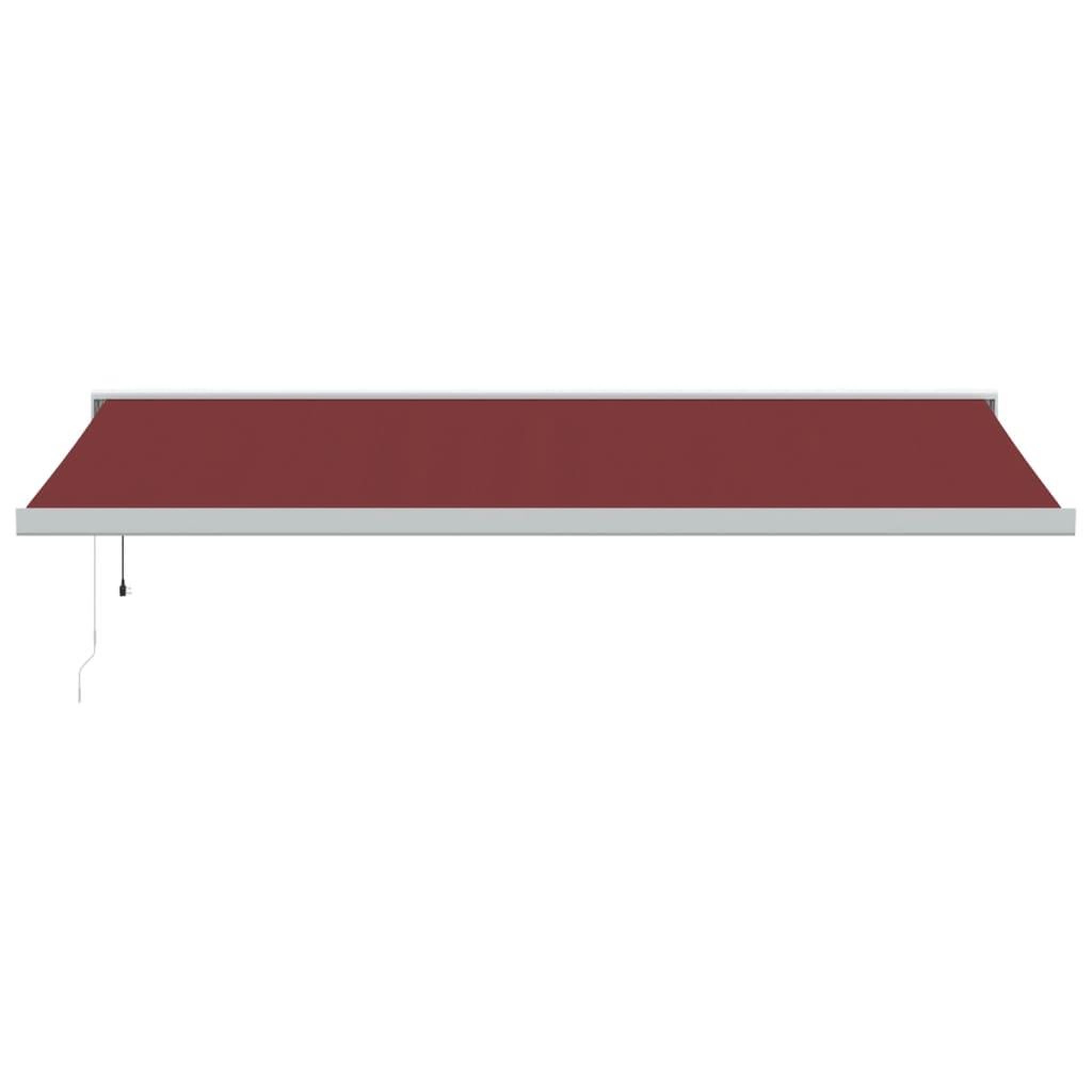 Voir la diapositive 3 : VIDAXL Auvent retractable automatique bordeaux 500x300 cm