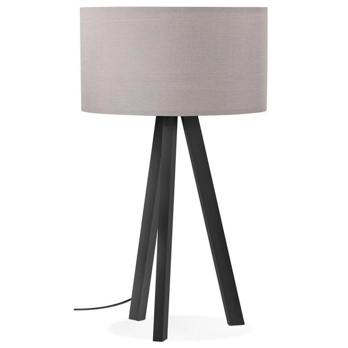 Paris Prix Lampe à Poser Design  Mala  64cm Gris & Noir