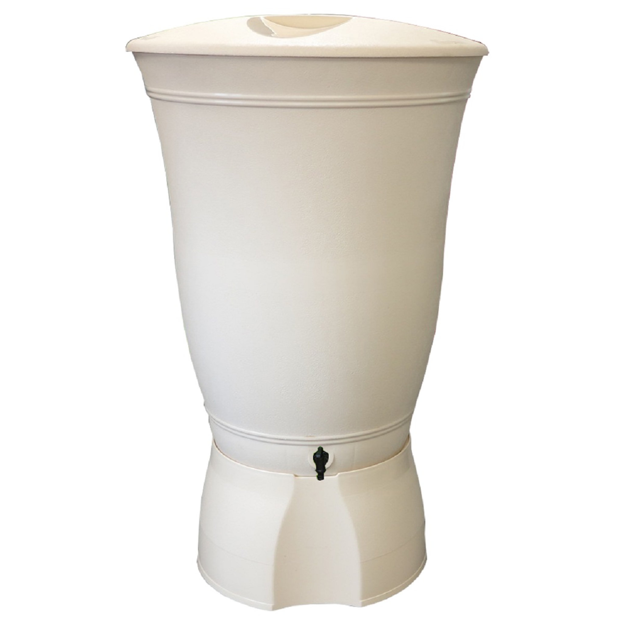 Voir la diapositive 2 : Belli Récupérateur d'eau Beige - 300L - FLORAL
