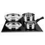 Voir la diapositive 2 : Arthur Martin Batterie de cuisine induction 10 pièces amovible inox