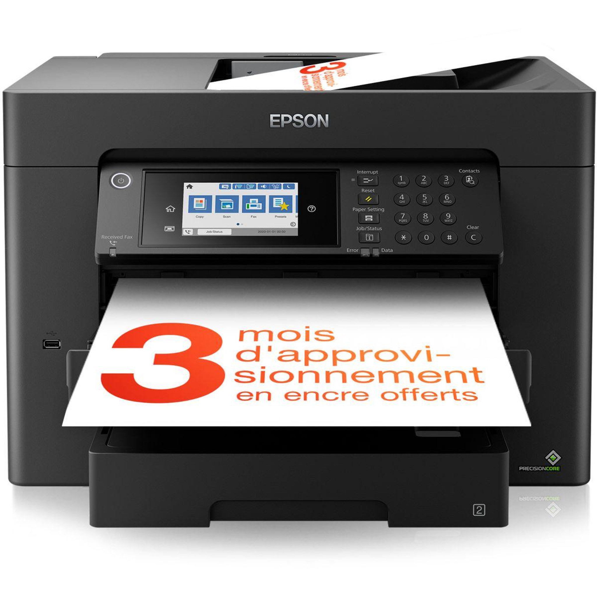Epson Imprimante jet d'encre workforce wf-7840dtwf